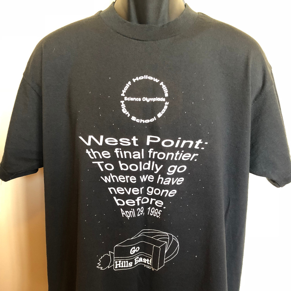 1995 West Point Science Olympics Shirt XL